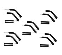 Gogogmee 10 Paia Templi dello spettacolo pinze per le orecchie degli occhiali Astina sostituzione occhiali antiscivolo occhiali prese per le orecchie degli occhiali tempio degli occhiali