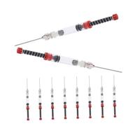 Gogogmee 10 pezzi Ago per Ricarica Stilografica in Acciaio Inossidabile Accessorio per Trasferimento Liquidi Compatibile con Convertitori Standard per Calligrafia