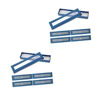Gogogmee 10 Pezzi Astuccio Porta Penna e Scatole Vuote Scatole Di Gioielli Scatole Di Matite Vuote Scatole Per Gioielli Penna Gel Colorata La Penna Carta Blue