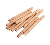 Gogogmee 10 Pezzi di Maniglia per Ventilatore Fai da Te per Creare Una Maniglia per Ventilatore Rotonda in Legno per Spettacoli di Danza, Maniglia per Ventilatore Fai da Te, Maniglia per