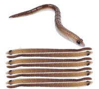 Gogogmee 10 Pezzi Esche Morbide Artificiali Colorate Richiamo Pesci Realistico Vermi Simulati Soft Lure per Pesca in Mare e Acque Dolci Accessori Pesca Resistenti e Facili da Fissare