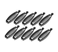 Gogogmee 10 Pezzi Fermagli per Chioma Banana Neri in Plastica, Clip Larghe e Resistenti per Fissare i Chioma Tutta la Giornata, per Feste e Lavoro