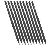 Gogogmee 10 Pezzi Matite Set Nero con Impugnatura Esagonale Ergonomica Antiscivolo per Artisti e Principianti per Ombreggiature e Pittura