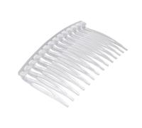 Gogogmee 10 pezzi Pettini Trasparenti in Plastica Pettinini Laterali con Denti Dritti Accessori Classici per Ragazze e Donne