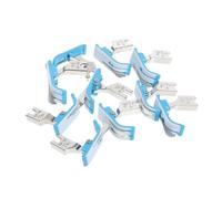 Gogogmee 10 Pezzi Piedini Industriale Macchina da Cucire con Guida Laterale e Lama Integrata Piedino Destro Stretto per Cuciture Precise Accessori Compatibili con Macchine da Cucire