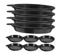 Gogogmee 10 Pezzi Sottovasi in Plastica con per Piante Vassoi Antigoccia Diametro Resistenti e Profondi per Balcone e