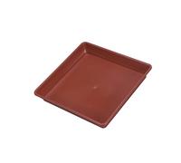 Gogogmee 10 Pezzi Sottovasi Quadrati in Mattone Vassoi Antigoccia Resistenti per Piante da ed Esterno Supporto Stabile per Fioriere e Bonsai