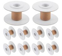 Gogogmee 10 Pezzi Spolette per Cucito Pratiche Carta per Lavori per Ricamo e Tessitura Compatibili con Macchine da Cucire Evitano Grovigli Filo