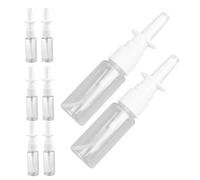 Gogogmee 10 pezzi Spray Nasale Riutilizzabile Nebulizzatore Fine Trasparente per Applicazione Precisa Bottiglie Spray Portatili per Viaggi e Uso Quotidiano
