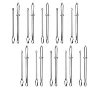 Gogogmee 10 Pezzi Strumento per Infilare Coulisse in Metallo Robusto Infila Corda Elastico per Cucito Riparazioni Abbigliamento e DIY Pinzetta per Passare Cordini in Vita o Cappuccio