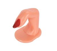 Gogogmee 10 pezzi Supporti per Dita Manicure con Unghie Adesive per Training Nail Art in Gel e Acrilico Riutilizzabili per Principianti e Professionisti