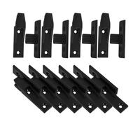 Gogogmee 10 set Supporti di Fissaggio Rapido per Pannelli in Plastica Giunti Sospesi Invisibili per Mobili Armadi e Pareti Connessioni Stabili e Facili da Installare