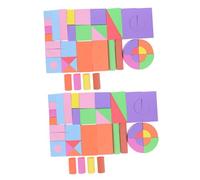 Gogogmee 100 Blocchi Morbidi in EVA per Giocattoli Educativi Colorati e Compatti Costruzioni Divertenti per Sviluppo Intellettuale e Manuale Regalo per Anni