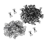 Gogogmee 100 Pezzi Ganci e Occhielli in Ottone per Cucito Chiusura Regolabile per Reggiseni e Abbigliamento Fissaggi Resistenti per Gonne Pantaloni e Fai da Te