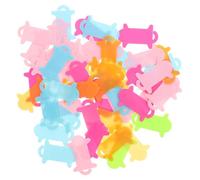 Gogogmee 100 Pezzi Organizer Bobine in Plastica Colorate per Filo da Cucito e Lavoro Maglia Piastra Avvolgimento Anti-ingroppamento Compatta e Robusta Porta Filo Portatile per Progetti