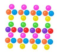 Gogogmee 100 pezzi Palline Colorate Morbide in Plastica per Piscina Oceanica Accessori per Playroom e Tende da Gioco Palline Sensoriali per Bimbi Attivi e Sviluppo Motorio