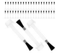 Gogogmee 100 Pezzi Pennelli Ricambio Unghie in Setole Morbide per Smalto Gel Applicazione Precisa per Nail Art Professionale e Te Kit Pennelli Gel per Casa e Salone