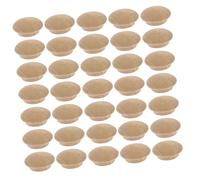 Gogogmee 100 pezzi Tappi Copriforo in Legno Copri Foro Mobili Piccoli per Buchi Fissaggi Tappi Sostitutivi per Scale Mobili e Sedie Design Naturale Facili da Installare e Resistenti