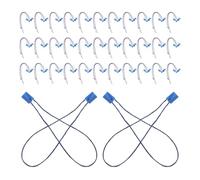 Gogogmee 1000 Pezzi Cordino per Appendere Vestiti Chiusura a Scatto 18 Cm Corda Plastica Resistente per Etichette Abbigliamento e Bagagli Uso Professionale per Negozi e Boutique