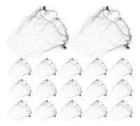 Gogogmee 100pezzi Elastici Invisibili per Capelli Retine da Nere Adatte per Chignon da Balletto Parrucche da Donna che Dormono Accessori per Styling dei Capelli