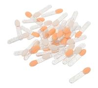 Gogogmee 100pezzi Pennelli Trucco Mini per Occhi e Labbra Applicatori in Lattice per Ombretto Correttore e Illuminante Portatile e Leggero per Viaggi e Ritocchi