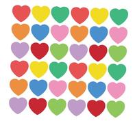 Gogogmee 108 Pezzi Cuori Cartoncino Fustellati Colorati per Decorazioni Scuola e Lavoretti Sagome Carta Cuore per Bacheche e Progetti Creativi