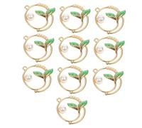 Gogogmee 10pezzi Ciondoli in Metallo Accessori Fai Da Te Per Gioielli Ciondoli Pendenti Eleganti Forma Di Decorazioni Per Collane e Bracciali