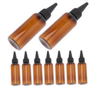 Gogogmee 10pezzi Flacone Pressione per Olio Capelli Bottiglia di Plastica Vuota da Contenitore Ricaricabile per Tinture Cosmetiche Vari