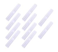 Gogogmee 10pezzi Scatole Trasparenti Per Penne Astucci Quadrangolari Per Penne Contenitori Per Forniture Per Ufficio Scolastico