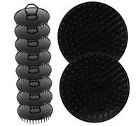 Gogogmee 10pezzi Spazzola Massaggiante Capelluto Pervaggio Dei Capelli Scrubber Per Testa Sotto La Doccia Massaggio Del Capelluto Senza Danneggiare i Capelli