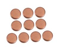 Gogogmee 10pezzi Tappi in Rame Per Saldatura Tubi Acqua Accessori Blocca Saldatura Dorati Resistente e Anticorrosione Per Raffreddamento e Manutenzione Interno Spessore