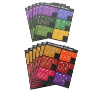 Gogogmee 12 fogli Adesivi Calendario per Planner e Diario Note Autoadesive Segnalibri Etichette Colorate per Agenda Settimanale Adesivi Funzionali per Ufficio e Studenti Facili da Usare e