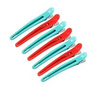 Gogogmee 12 Pezzi Fermagli Becco Danatra in Alluminio e Acciaio Inossidabile Clip Parrucchiere Resistenti e Leggere per Styling e Colorazione Fissaggio Sicuro Colori Casuali