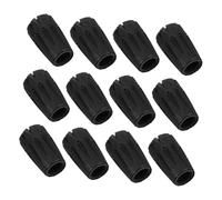 Gogogmee 12 Pezzi Gommini Bastoncini Trekking Punta Ricambio Antiscivolo in PVC per Bastoni Passeggio Accessori Sicuri per Escursionismo Outdoor