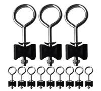 Gogogmee 12 Pezzi Kit Viti Trampolino in Metallo Antirallentamento Viti Lunghe Rotonde Resistenti alle Intemperie per Stabilità e Riparazione Struttura Trampolino da Giardino Accessori