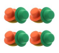 Gogogmee 12 Pezzi Mini Clip Cappello per Bambine Accessori Capelli Becco d Anatra Colorati Giallo Verde Arancione per Feste e Halloween Facili da Usare su Tutti i Tipi di Capelli Adatti
