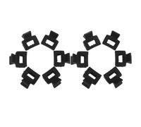 Gogogmee 12 Pezzi Mini Clip per Capelli in Plastica Nera Morsetti Piccoli per Capelli Sottili con Presa Forte Artigli Compatti per Styling Quotidiano Donna e Ragazze Leggeri e Confortevoli