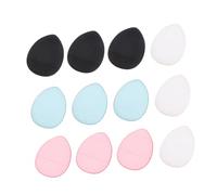 Gogogmee 12 pezzi Mini Spugnette Trucco per Fondotinta e Correttore Polvere e Crema Beauty Tools Morbide e Delicate sulla Uso Secco e Bagnato