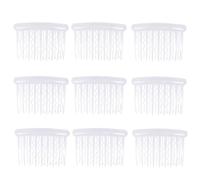 Gogogmee 12 pezzi Pettini Laterali per Capelli in Plastica Trasparente Piccoli Pettinini Vintage con Denti Dritti e Intrecciati Fermagli per Ragazze e Donne Uso Quotidiano