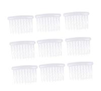 Gogogmee 12 pezzi Pettini Plastica Trasparenti Vintage Piccoli Pettinini Laterali per Donna e Ragazza Quotidiano