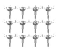 Gogogmee 12 Pezzi Punte Freccia da Caccia in Acciaio Resistente per Tiro con Arco Tradizionale Flat Head per Impatto Migliorato su Piccoli Animali Accessori Leggeri e Stabili per Pratiche