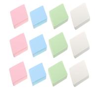Gogogmee 12 pezzi Spugnette Trucco Romboidali per Fard e Fondotinta Accessorio Makeup Delicato Uso Bagnato e Asciutto per Casa e Professionisti