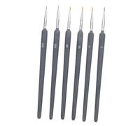 Gogogmee 12 Pz Penna a Gancio Langhao Kit Per Unghie Artista Pittura D'arte Pennelli Artistici Fini Pennello Per Dettagli Ad Acquerello Pennello Per Dettagli Fini La Faccia Linea Di Legno