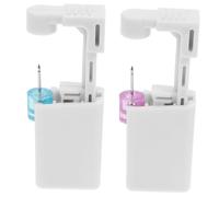 Gogogmee 12 Set Piercing All'orecchio Usa e Getta Boccioli Pro Auricolari Per Le Orecchie Borchie Penetranti Stesso Orecchio Accessorio Per L'orecchio Orecchino Lega Bianca