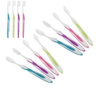 Gogogmee 12 Spazzolini da Denti Ultra Morbidi per Adulti Setole Nano Testina Grande e Manico Ergonomico Spazzolino Morbido da Viaggio per Gengive Sensibili Pulizia Completa Quotidiana