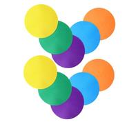 Gogogmee 12 Spot Marcatori Piatti Colorati per Allenamento Calcio Dischi Piano Antiscivolo per Agilità e velocità per Scuola Palestra e Sport Indoor Outdoor