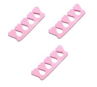 Gogogmee 120pezzi Separatori Per Dita Per Unghie e Alluce Strumenti Per Manicure e Pedicure Facili Da Usare Colore Rosa Design Pratico Accessorio Per Unghie