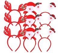 Gogogmee 12pezzi Copricapo Natalizio Cerchietti Per Capelli Accessori Per Costumi Accessori Per Foto Per Spettacoli e Feste