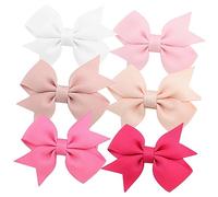 Gogogmee 12pezzi Fiocchi Per Per Bambine Fermagli Mollette Piccole Accessori Per Delicati e Confortevoli Per Ogni Occasione