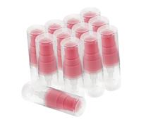 Gogogmee 12pezzi Piccole Bottiglie di Lozione Riutilizzabili Pompa Mini Contenitori Trasparenti per Cura per Sieri Dispenser di Trucco Portatile di Perdite per Articoli da Toeletta